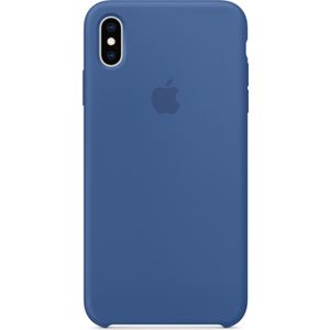 Apple Silicone Backcover voor de iPhone Xs Max - Delft Blue