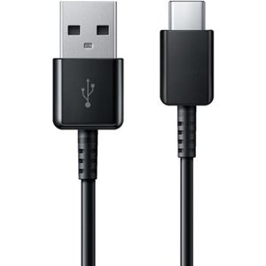 USB-C naar USB kabel voor de Samsung Galaxy S21 Ultra - 1,5 meter - Zwart