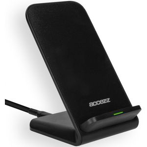 Accezz Qi Desk Wireless Charger voor de iPhone 12 Pro Max - Draadloze oplader - 10 Watt - Zwart