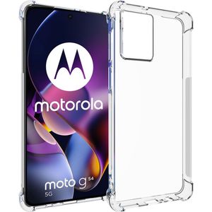 iMoshion Shockproof Case voor de Motorola Moto G54 - Transparant