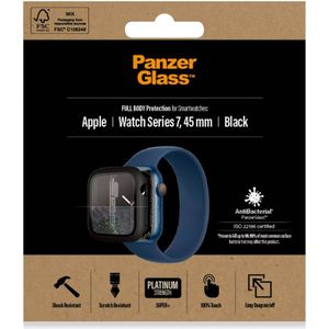 PanzerGlass Full Body Case voor de Apple Watch Serie 7 - 45 mm - Zwart