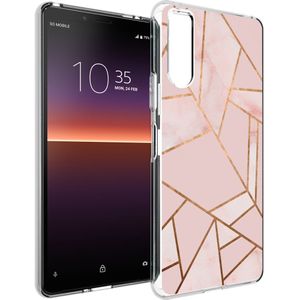 iMoshion Design hoesje voor de Sony Xperia 10 II - Grafisch Koper / Roze