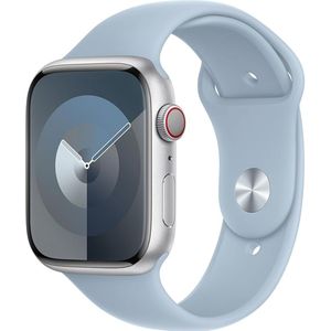 Sport Band voor de Apple Watch Series 1 t/m 10 / SE / Ultra (2) (44/45/46/49 mm) - Maat S/M - Light Blue