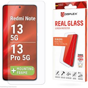 Displex Screenprotector Real Glass voor de Xiaomi Redmi Note 13 (5G) / Redmi Note 13 Pro (5G)