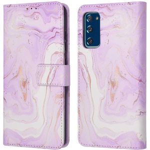 iMoshion Design Bookcase voor de Samsung Galaxy S20 FE - Purple Marble