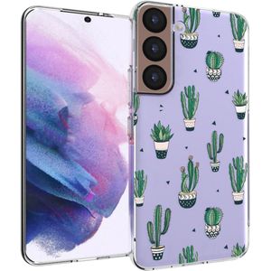 iMoshion Design hoesje voor de Samsung Galaxy S22 - Cactus - Groen