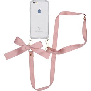 iMoshion Backcover met koord - Satijn voor de iPhone 6 / 6s - Rosé Goud
