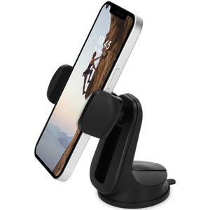 Accezz Telefoonhouder auto voor de Samsung Galaxy S8 - Verstelbaar - Universeel - Dashboard en voorruit - Zwart