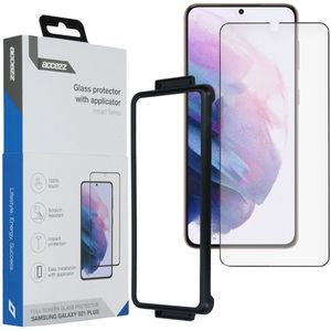 Accezz Glass Screenprotector + Applicator voor de Samsung Galaxy S21 Plus