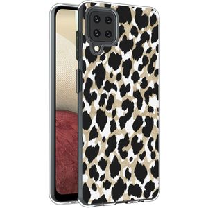 imoshion Design hoesje voor de Samsung Galaxy A12 - Luipaard / Zwart