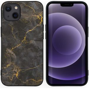 iMoshion Design hoesje voor de iPhone 13 - Black Marble