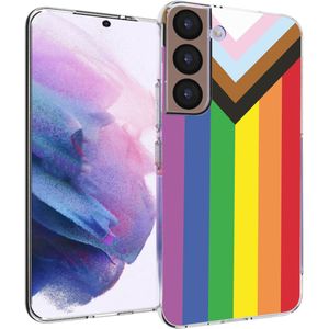 iMoshion Design hoesje voor de Samsung Galaxy S22 - Rainbow flag