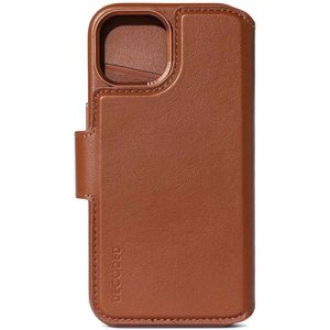 Decoded 2 in 1 Leather Detachable Wallet voor de iPhone 15 - Bruin