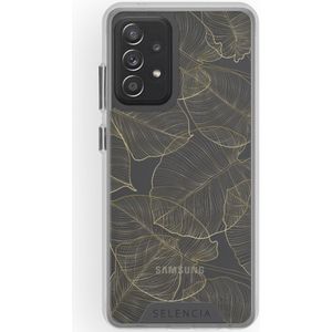 Selencia Zarya Fashion Extra Beschermende Backcover Samsung Galaxy A52(s) (5G/4G) - Gold Botanic