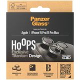 PanzerGlass Camera Protector Hoop Optic Rings voor de iPhone 15 Pro / 15 Pro Max - Natural Titanium