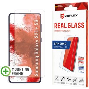Displex Screenprotector Real Glass Fingerprint Sensor voor de Samsung Galaxy S21 Plus