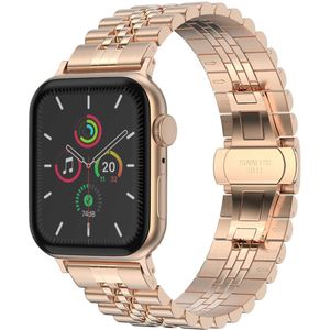 Selencia Jubilee stalen bandje voor de Apple Watch Series 1 t/m 9 / SE (38/40/41 mm) | Series 10 (42 mm) - Rosé Goud