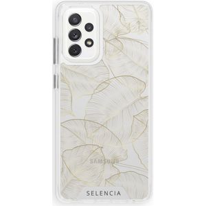 Selencia Zarya Fashion Extra Beschermende Backcover Samsung Galaxy A72 - Gold Botanic