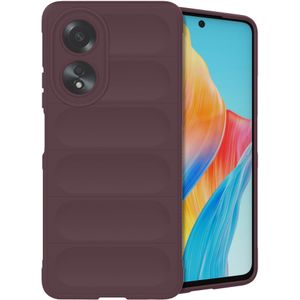 iMoshion EasyGrip Backcover voor de Oppo A58 - Aubergine