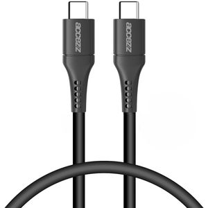 Accezz USB-C naar USB-C kabel voor de Samsung Galaxy A71 - 0,2 meter - Zwart