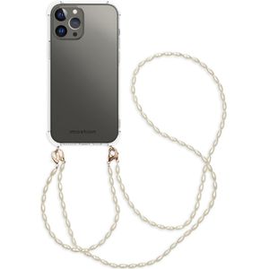 iMoshion Backcover met koord + armband - Parels voor de iPhone 13 Pro Max