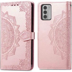 imoshion Mandala Bookcase voor de Nokia G42 - Rosé Goud