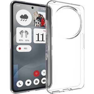 Accezz Clear Backcover voor de Nothing Phone (3a) Pro - Transparant