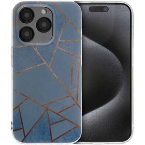 imoshion Design hoesje voor de Apple iPhone 15 Pro - Blue Graphic