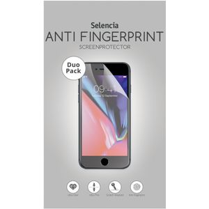 Selencia Duo Pack Anti-fingerprint Screenprotector voor de Motorola Moto G7 / G7 Plus