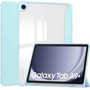 imoshion Trifold Hardcase Bookcase voor de Samsung Galaxy Tab A9 Plus - Lichtblauw