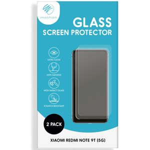 iMoshion Screenprotector Gehard Glas 2 pack Xiaomi Redmi Note 9T (5G)