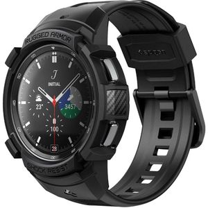 Spigen Rugged Armor™ Pro Case voor de Samsung Galaxy Watch 4 - 46 mm - Black
