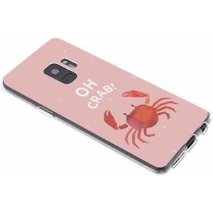 Design Backcover voor Samsung Galaxy S9 - Oh Crab