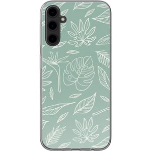 imoshion Design hoesje voor de Samsung Galaxy A14 (5G/4G) - Leaves Line-Art