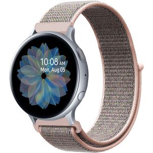 iMoshion Nylon bandje voor de Samsung Galaxy Watch 40/42mm / Active 2 42/44mm / Watch 3 41mm - Roze