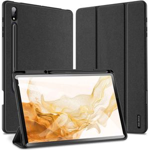 Dux Ducis Domo Bookcase voor de Samsung Galaxy Tab S8 Plus / S7 Plus - Zwart