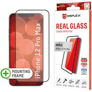 Displex Screenprotector Real Glass Full Cover voor de iPhone 12 Pro Max