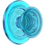 PopSockets PopGrip MagSafe Round - Translucent Electric Blue