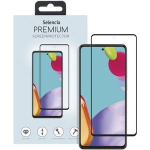 Selencia Gehard Glas Premium Screenprotector voor de Samsung Galaxy A52(s) (5G/4G) / A53 - Zwart