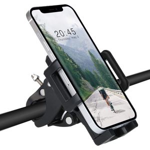 Accezz Telefoonhouder fiets voor de Samsung Galaxy A34 (5G) - Verstelbaar - Universeel - Zwart