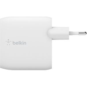 Belkin Boost↑Charge™ Dual USB Wall Charger voor de iPhone Xr + Lightning kabel - 24W - Wit