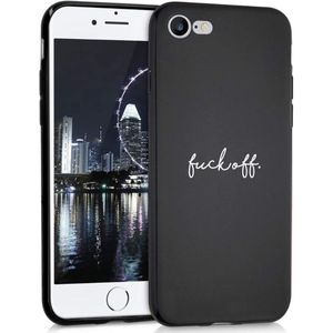 iMoshion Design hoesje voor de iPhone SE (2022 / 2020) / 8 / 7 - Fuck Off - Zwart