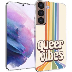 iMoshion Design hoesje voor de Samsung Galaxy S22 - Rainbow Queer vibes