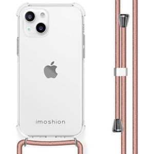 iMoshion Backcover met koord voor de iPhone 13 Mini - Rosé Goud