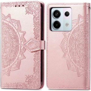 imoshion Mandala Bookcase voor de Xiaomi Redmi Note 13 Pro (5G) / Poco X6 - Rosé Goud