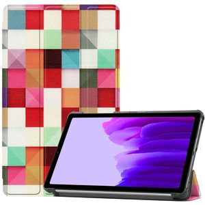 iMoshion Design Trifold Bookcase voor de Samsung Galaxy Tab A7 Lite - Kleurtjes