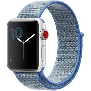 iMoshion Nylon bandje voor de Apple Watch Series 1-9 / SE - 38/40/41 mm - Blauw