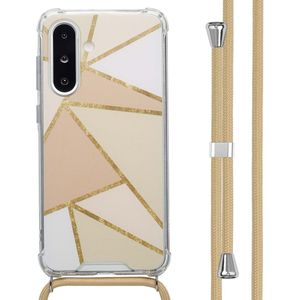 imoshion Design hoesje met koord voor de Samsung Galaxy A36 - Beige Graphic