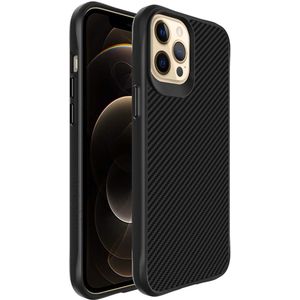 iMoshion Rugged Hybrid Carbon Case voor de iPhone 12 Pro Max - Zwart