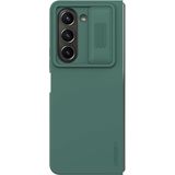 Nillkin CamShield Silky Silicone Case voor de Samsung Galaxy Z Fold 5 - Groen